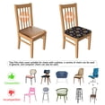 thumbnail image 5 of Colorful Headphones Games Black Pattern Seat Covers for Dining Room Chairs Set Of 4,Stretch Printed Washable Chair Seat Cover with Elastic Ties and Button,Removable Waterproof Couch Cushion Covers, 5 of 6