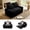 Black, variant on Kelyda Convertible Sofa Bed, 2 in 1 Modern Cloud Boneless Sofa Bed Loveseat Couch Sleeper Chairs for Living Room Light Coffee