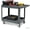 Gray, 40*17*33.5 in, variant on 2 Shelf Utility Cart, Heavy Duty PP Service Cart with 360° Swivel Wheels ( with Brakes), 550LBS Capability, Ergonomic Storage Cart for Warehouse, Garage, Market, Gray, 40*17*3.5 in
