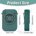 thumbnail image 4 of CoreLiving Portable Neck Fan with Bladeless Design, 3-Speed Adjustable Airflow, Quiet Operation for Outdoor Sports and Office, Lightweight Green USB Rechargeable Personal Cooler, 4 of 10