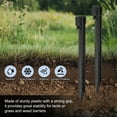 thumbnail image 4 of Uxcell 50-Pack Landscape Edging Garden Stakes, 10 Inch Plastic Landscape Anchoring Spikes Yard Stakes [Black], 4 of 6