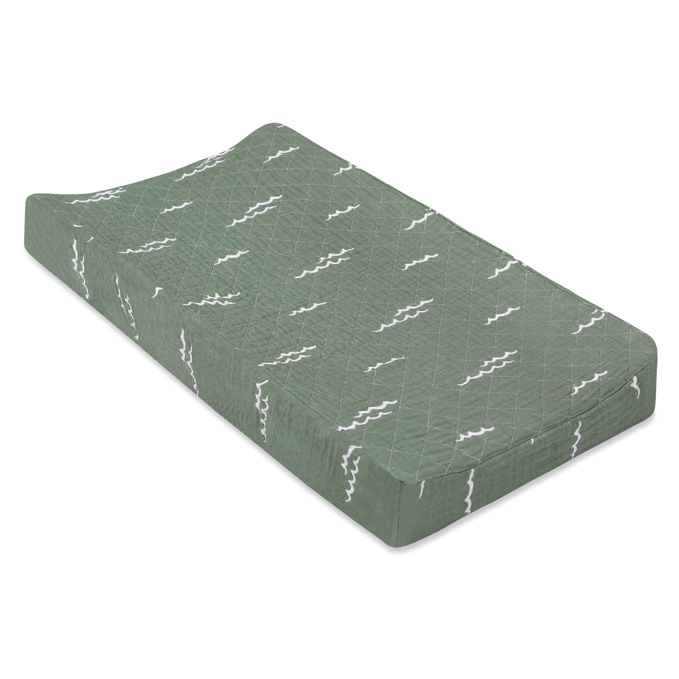 Babyletto Quilted Changing Pad Cover in GOTS Certified Organic Muslin Cotton
