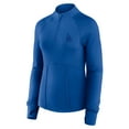 thumbnail image 2 of Women's Fanatics Royal Los Angeles Dodgers Elements Raglan Tri-Blend Quarter-Zip Top, 2 of 3