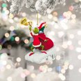 thumbnail image 4 of Decoraciones para árboles de Navidad, colgantes de monstruo verde, colgantes de Navidad, adorno colgante de Grinch verde acrílico, 4 of 4