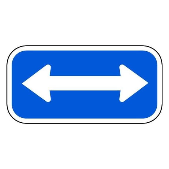 Lyle Arrow Supplemental Parking Sign,6" x 12, AR-007-12HA AR-007-12HA