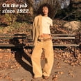 thumbnail image 6 of Dickies Womens Cargo Pants - Skinny Fit High Rise Carpenter Casual Work Pants with Utility Pockets, 6 of 7