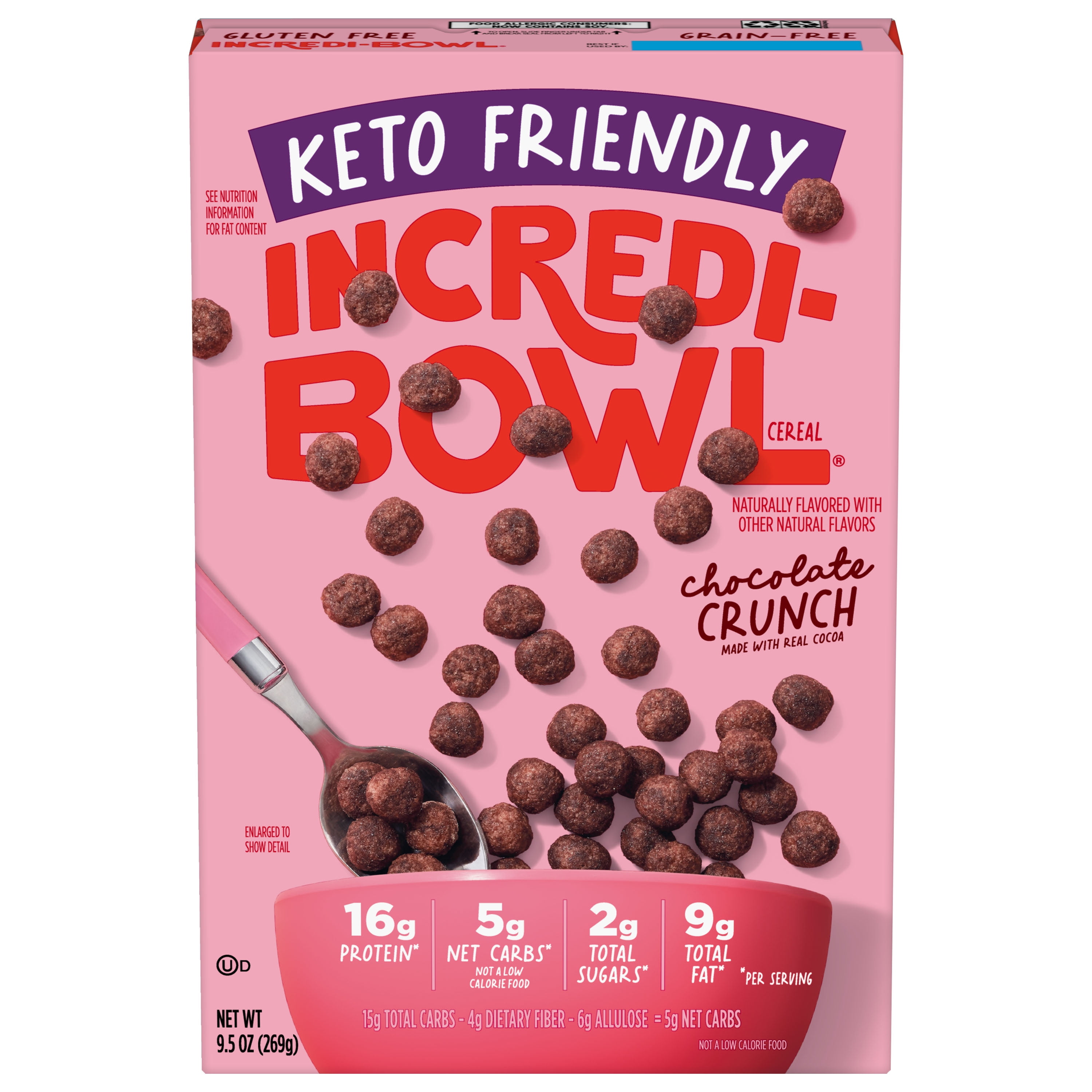 IncrediBowl™ Chocolate Crunch, Keto Friendly Cereal, High Protein