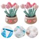 thumbnail image 3 of Kit Crochet en Macetas Flores Diy Lindas Plantas Herramienta para (Tulip), 3 of 9