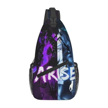 Solo Leveling Unisex Crossbody Shoulder Bag Backpack Sling Cross Chest Bag Diagonally Daypack Travel Hiking