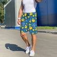 thumbnail image 6 of Balery Rubber Duck Men's Cotton Knit Pajama Shorts Waistband & Pockets,Short Pajama Pants-Medium, 6 of 8