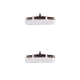 thumbnail image 1 of Greeniant Bass Neck Pickup Cover Hollow Replacement Metal Banjo Sound Protector Instrument Lid Pick-up Guitar Como se muestra 2piezas, 1 of 6