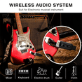 thumbnail image 3 of Wireless Microphone Transmitter Receiver System with Wired to Wireless Adapter for Condenser 5V/ Dynamic 48V Universal, 3 of 8