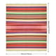 thumbnail image 2 of Hxezoc Mantel Mexicano A Rayas De 59 X 84 Pulgadas, Mantel De Sarape Mexicano De Algodón Con Flecos Cuadrados Grandes Para Decoraciones De Bodas Y Fiestas Mexicanas, Cubierta De Mesa Al Aire Libre (Ro, 2 of 4
