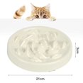 thumbnail image 2 of Tazón de gato anticorrupción, promueve una dieta saludable y una digestión lenta del blanco grande PenghuiLiu 9024719105499, 2 of 5