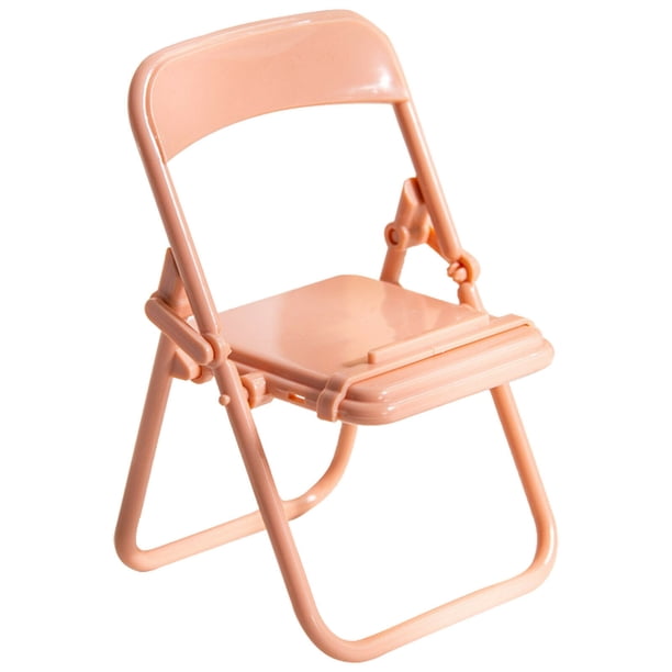 Pisexur Electrónica para Hombres Silla Pequeña Soporte para Teléfono Móvil Escritorio Creativo Ver TV en Vivo Electrónica para Niños, Organizador de Electrónica