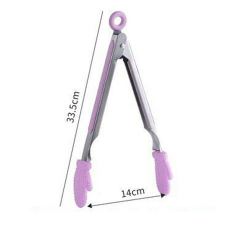 

Kitchen Barbecue Tong Non-Stick Stainless Steel BBQ Grilling Tong with Lock Clip
