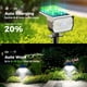 thumbnail image 2 of Focos solares Nipify, paquete de 12, 56 LED, impermeables para exteriores, 2 of 7