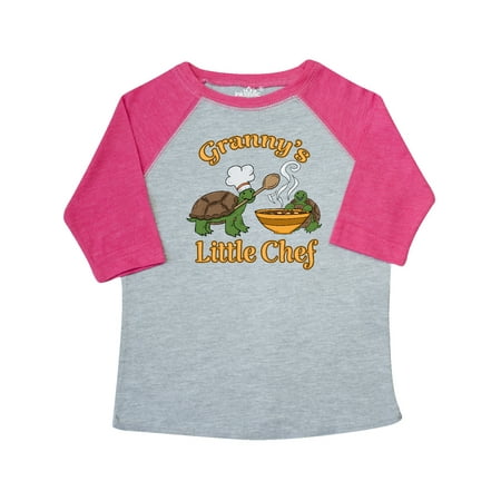 

Inktastic Granny s Little Chef with Cute Turtles Gift Toddler Boy or Toddler Girl T-Shirt