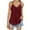 Wine, variant on Xunlbb Womens Tops Women's Tops Women's Casual Solid Color Short-Sleeved V-Neck Top, S-2XL