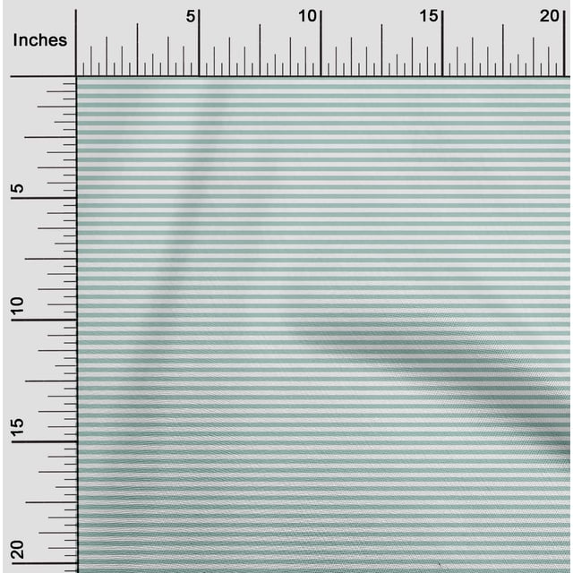 oneOone Tissu Polyester Lycra à Rayures Horizontales Tissu au Mètre 56 Pouces de Large