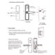 thumbnail image 4 of WAFU Tuya Cerradura de huella dactilar Cerradura electrónica de interior Tarjeta de contraseña de h WAFU Cerradura de la puerta, 4 of 7