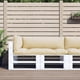 thumbnail image 2 of Set de cojines tipo palé VidaXL Beige, 3 unidades, para sofá interior/exterior, 2 of 9