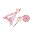 thumbnail image 1 of ruzhgo Laisses Remorquage Réglable Animal Corde Traction Mignon Réaliste Intéressant Poitrine Sangle Teddy Câble Longue Durée Bleu Rose S, 1 of 6