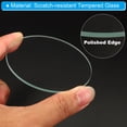 thumbnail image 4 of Unique Bargains 2.91x0.08' Dia Flashlight Glass Lens, 2 Pcs Polished Edge Glass Lens, Transparent, 4 of 5