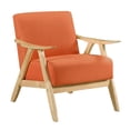 thumbnail image 1 of Lexicon Damala Fauteuil d'Appoint Texturé Orange, 1 of 10