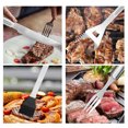 thumbnail image 2 of 16 Piezas de Utensilios para Barbacoa, Kit para Barbacoa, Accesorios para Barbacoa, Estuche para Barbacoa, Plateado, 38 * 15,5 cm, 2 of 3