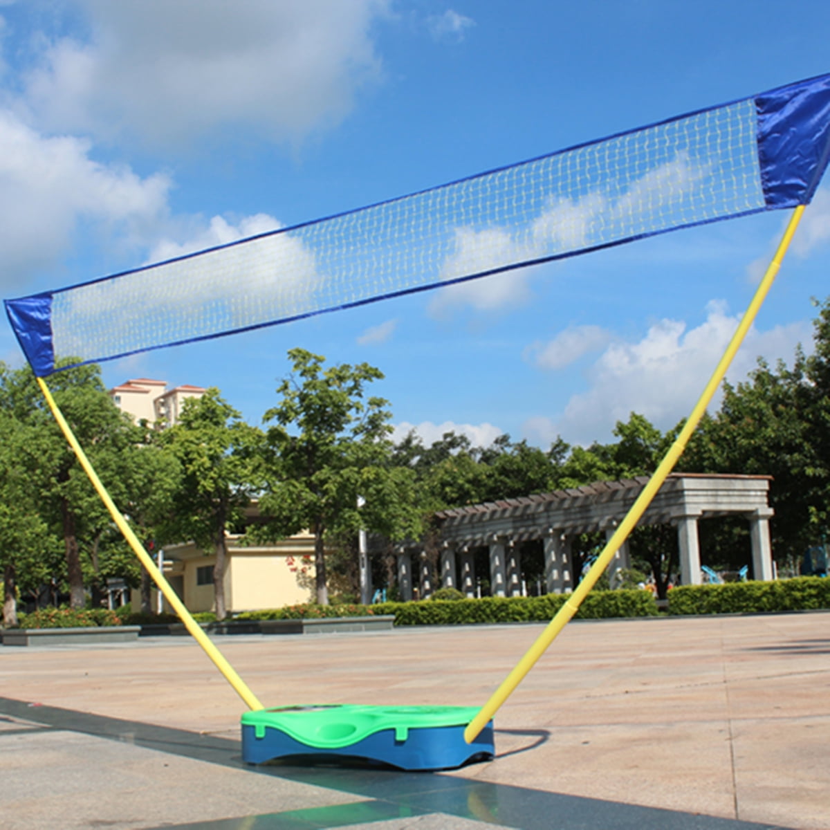 3 In 1 Outdoor Folding Adjustable Badminton Set Tennis Badminton Volleyball Net With Stand Battledore Walmart Canada