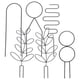 thumbnail image 3 of 6pcs Plant Climbing Trellis Garden Poles Set, 3 of 5