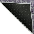 thumbnail image 3 of Addison Rugs Chantille Indoor/Outdoor Transitional Floral Purple Washable Round Rug, 8' x 8', 3 of 6