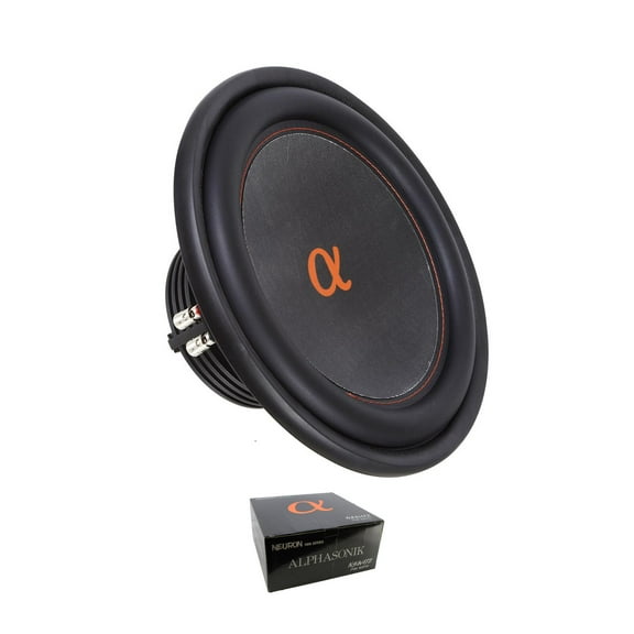 Alphasonik 12" Subwoofer 1500 Watts Max 4 Ohm Neuron 400 Series NSW412 Single