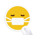 thumbnail image 1 of Sick Head Yellow Cute Online Chat Mouse Pad Comfortable Game Office Mat, 1 of 2