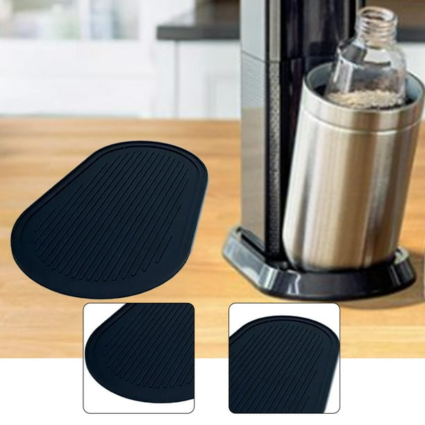 Tapete de silicona antideslizante para goteo, base impermeable, fácil de limpiar, protector de mesa, tapete de secado de silicona, posavasos