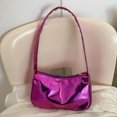 thumbnail image 1 of Bolsas de mano de color sólido para mujer, Bolso de compras, Bolsas de moda para mujer (púrpura), 1 of 8