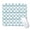 Butterfly Gradient Blue, variant on 20x22.5cm Mouse Pad, Non-Slip Waterproof Rubber Base, Smooth Precise Desk Mat,Butterfly Colorful Floral White Pattern