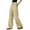 Beige, variant on Linen Pants Women,Linen Drawstring Pants Elastic Waist Pocket Straight Leg Trousers Casual Comfort Fit,Travel Pants,3XL,White