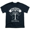 thumbnail image 2 of Lord Of The Rings Tree Of Gondor Kids T Shirt (Medium) for Youth Toddler Boys and Girls, Navy, 2 of 5