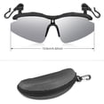 thumbnail image 2 of Gafas de Sol Polarizadas con Clip para Gorra, Protección UV100%, Lentes TAC, Ajustables, Pesca, Ciclismo, Senderismo, 2 of 5