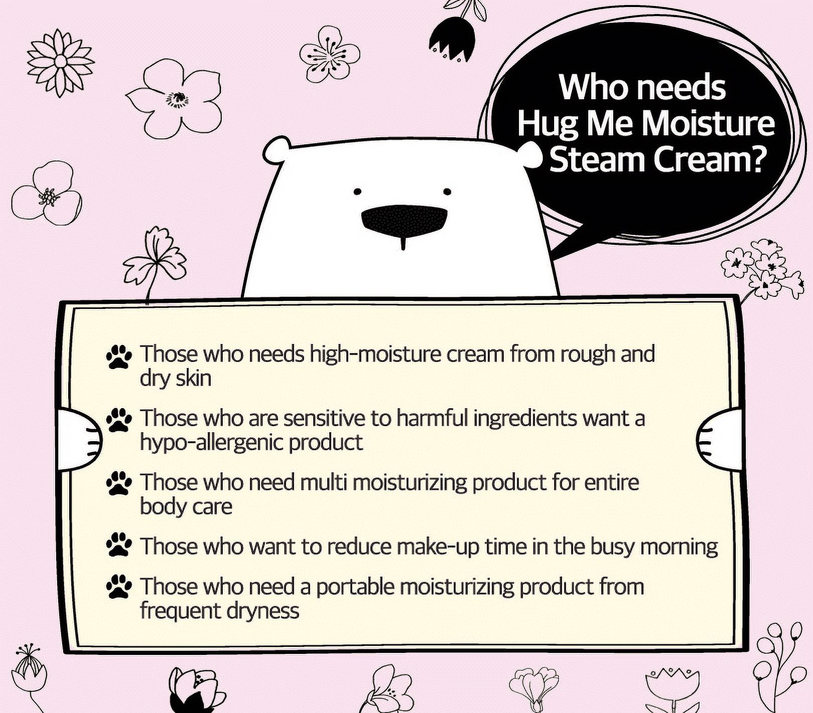 Secretkey Hug Me Moisture Steam Cream_Floral - image 4 of 4