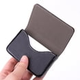 thumbnail image 5 of Hzzsbu PU Leather Credit Card Holder Sized Stitched Business Card Case Credit Card Wallet With Magnetic Shut For Men Women, 5 of 7