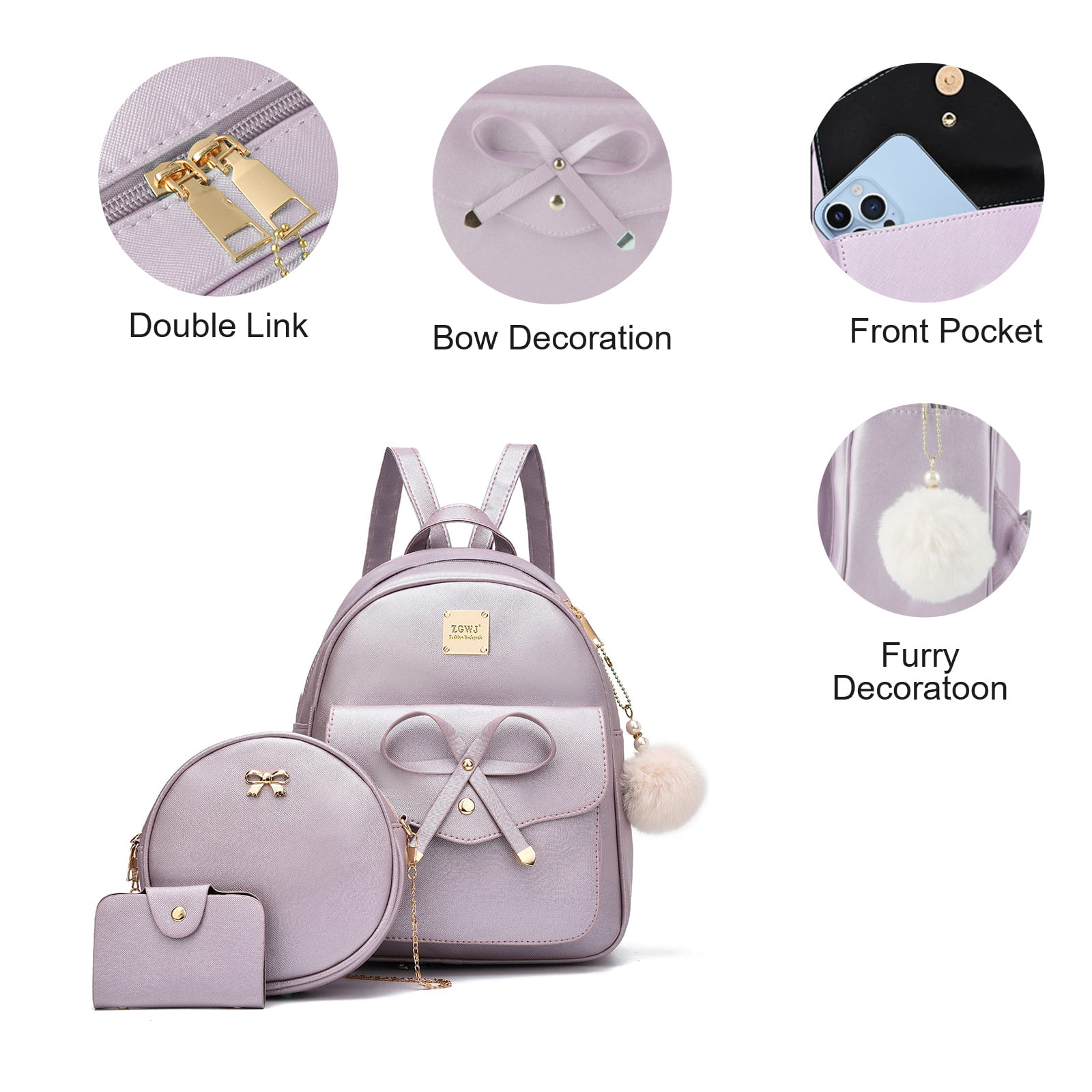 Mini Backpack Purse For Girls Teenager Cute Leather Backpack Small Shoulder  Bag | Fruugo BH