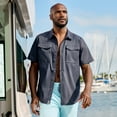 thumbnail image 3 of Free Country Men's Explorer Short Sleeve Shirt Storm XXL, 3 of 4
