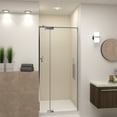 thumbnail image 3 of Transolid Ipd367610c-T Irene 76" High X 36" Wide Pivot Semi Frameless Shower Door - Chrome, 3 of 4