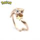 thumbnail image 4 of Anillos Mew de dibujos animados creativos, accesorios de anillo de Pokémon de Anime, joyería de rol periférico de moda, regalos de cumpleaños para niños, regalo de Navidad, 4 of 5