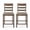 Antique Brown/Black, variant on Noble House Woodbine Wood Upholstered Counter Stools, Set of 2, Antique Brown