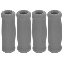 Topbathy 4Pcs Anti Skid Crutch Handle Wraps for Daily Use Grey Cane Grips