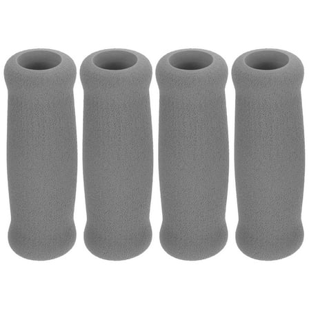 Topbathy 4Pcs Anti Skid Crutch Handle Wraps for Daily Use Grey Cane Grips